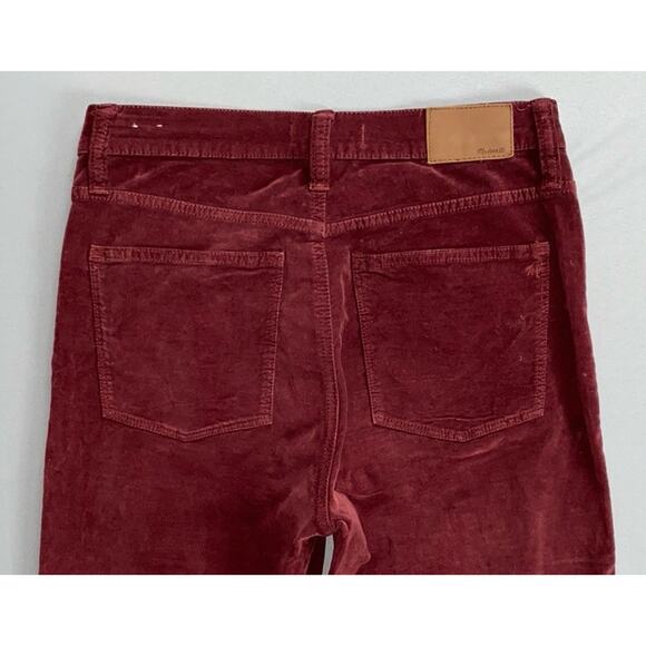 Madewell 'Cali Demi Boot' Velvet, Felt, Velour 5-Pocket Jean Style Pants. 2 GUC - Picture 9 of 9